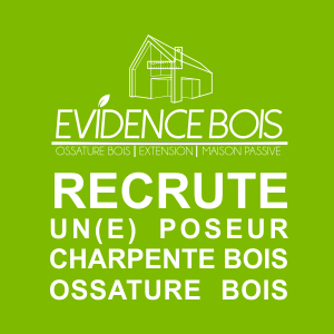 [RECRUTEMENT] Poseur / Poseuse de charpente bois à Fretin (59)